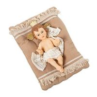 figura nino jesus color carne y marron