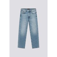 gas jeans greg straight 51ml-355989020159 stone wash para mujer