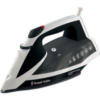 russell hobbs supremesteam 23052 steam iron - white  black white