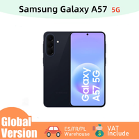 samsung galaxy a57 5g smartphone de 256gb con ia pantalla super amoled de 67 y 120hz resistente al agua ip68 bateria de 5000 mah procesador exynos 1680 camara gran angular de 50mp nfc