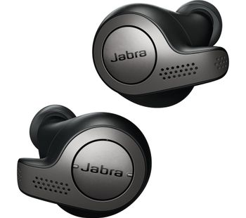 JABRA Elite 65t Wireless Bluetooth Headphones - Titanium Black, Titanium