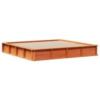 estructura de cama marron cera 210 x 118 x 30 cm