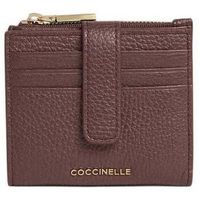 ttm-coccinelle cartera metallic medium para mujer