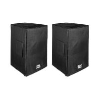 fundas power dynamics para altavoces pdy215 resistentes al agua y negras
