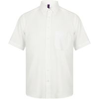 henbury camisa manga corta h595 para hombre