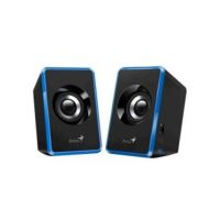 altavoces genius alambricos 3w con conector usb y jack 35 mm negro