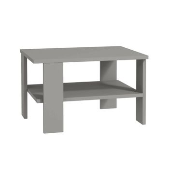Mesa de centro con 1 estante l60 cm - gris