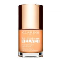 clarins bases maquillaje skin illusion velvet maquillaje serum acabado mate