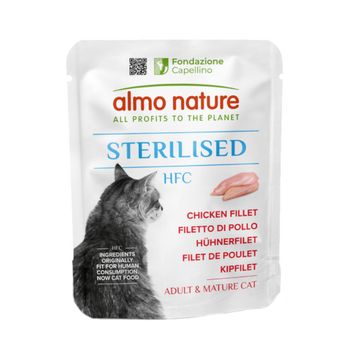 Almo Nature HFC Sterilised 24 x 50 g - Pack Ahorro - Filete de pollo