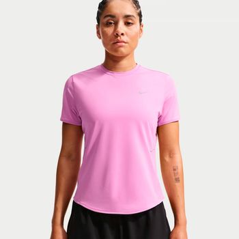 Nike Swift Camiseta de running Mujeres - rosa, plateado