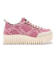 art para mujer 11534s143003043 zapatillas 1534s brighton rosa 36 tela 3 a 5cm cordones casual