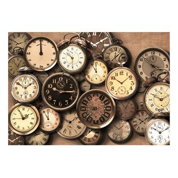 Papel Pintado 3d - Old Clocks (300x210 Cm)