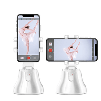 soporte telefono leotec con seguimiento 360 blanco