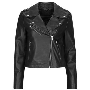 Ikks Cazadora de cuero PERF CUIR para mujer