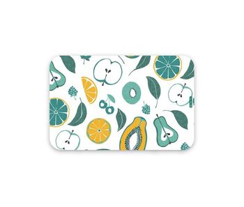 Pack 2 manteles individuales frutas frutas - multicolor - 30x46 cm