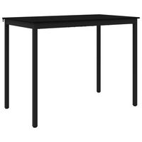mesa de barra de pie madera de ingenieria rectangular vidaxl
