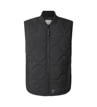 Pepe Jeans para hombre. PM403069 Chaleco Manu negro (L), Casual, Poliéster