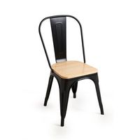 dudeco silla leeds de madera natural negro