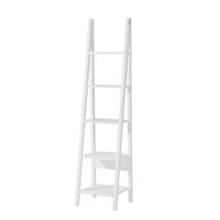estanteria libreria con 5 niveles madera blanco