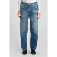 le temps des cerises jeans jeans loose ancho  largo 34 para mujer