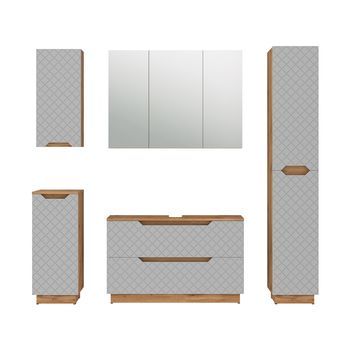 Juego De Muebles De Baño Lotta 5 Partes Vicco