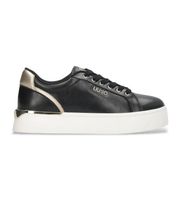 liu jo para mujer bf5041px026s1189 zapatillas de piel con plataforma negro 41 3 a 5cm cordones casual