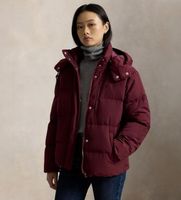 polo ralph lauren para mujer 211b17285005 chaqueta acolchada de plumon burdeos xs casual poliester