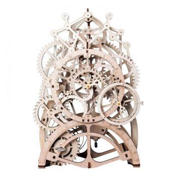 Robotime Maqueta De Madera Reloj De Péndulo 3d Ideal Para Decoración