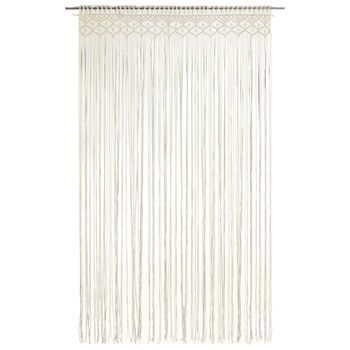 Cortina De Macramé Algodón 140x240 Cm