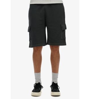 Superdry para hombre. M7110425A Pantalón corto Constrast negro (L), Casual, Algodón
