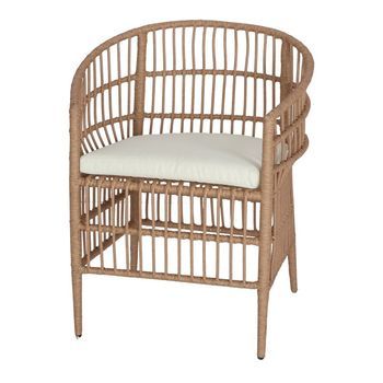 Sillón De Ratán Sintético Catania 66x85x54