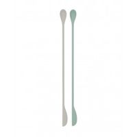 juego de cucharas mezcladoras 2 uds platinum silicone