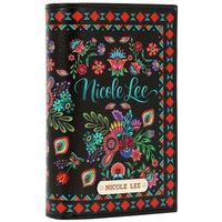 nicole lee cartera cartera plegable con cremallera central keep dreaming para mujer