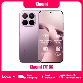 Xiaomi 17T 5G 12GB 256GB 512GB NFC Smartphone MediaTek Dimensity 8500-Ultra Pantalla de 6.59
