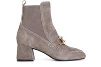 botin de ante con elastico y complemento taupe