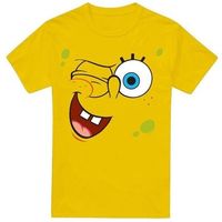 spongebob squarepants camiseta winking para hombre
