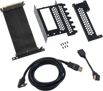 Vertical PCIe Bracket - Black, Black