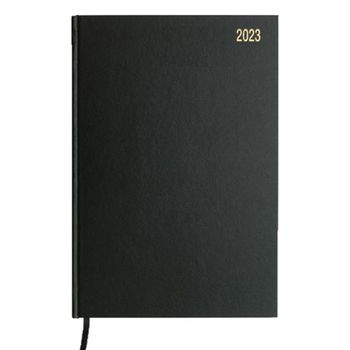 2023 Diary A5 Week To View - Black