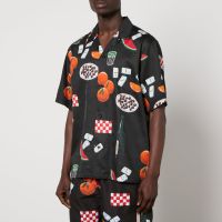 carhartt wip isis maria dinner cotton-bend shirt - l
