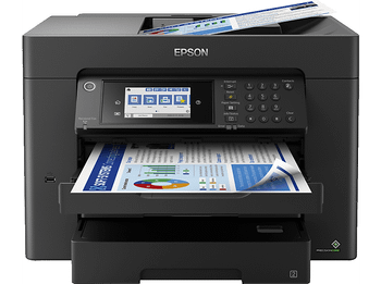 Impresora multifunción - Epson WorkForce WF-7840DTWF, PrecisionCore™, B/N, DURABrite™, Formato A3, Negro