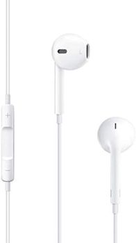 Apple EarPods - Auriculares (Alámbrico, Dentro de oído, Binaural, Intraaural, Blanco)