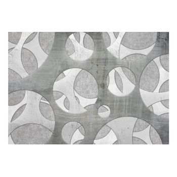 Papel Pintado 3d - Woven Of Grays (350x245 Cm)