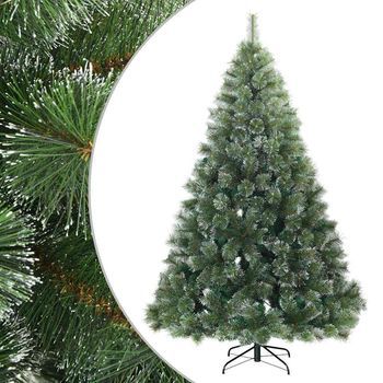 Árbol De Navidad | Decoraciones De Navidad Artificial Plegable Cubierto De Nieve Verde