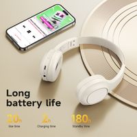 hoco w46 auriculares inalambricos bluetooth 40mm altavoces musica auriculares para deportes juegos diseno plegable auriculares portatiles sobre la oreja