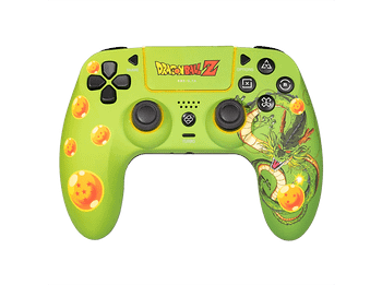 Mando PS4 - FR-TEC Shenron de Dragon Ball Z, Inalámbrico, 10 horas autonomía, Para y PC, Con luz LED