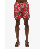 superdry para hombre m3010242a banador hawaii rojo s beachwear poliester reciclado sostenible