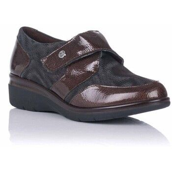 Pitillos Mocasines Zapato con cuña - Piel para mujer