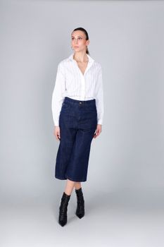 pantalones vaqueros joggers de mezclilla indaco 28