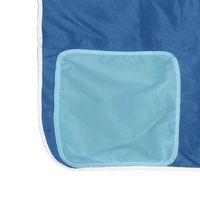 cama de galeria para ninos con cortinas aspecto azul