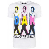 dsquared camiseta t-shirt s74gd0498 white para hombre
